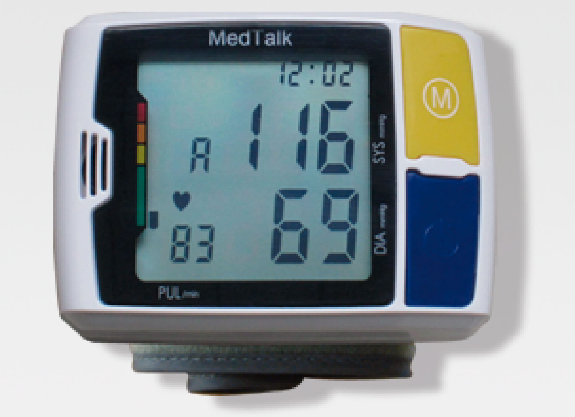 Ansicht auf das Gerät mit großem Display.