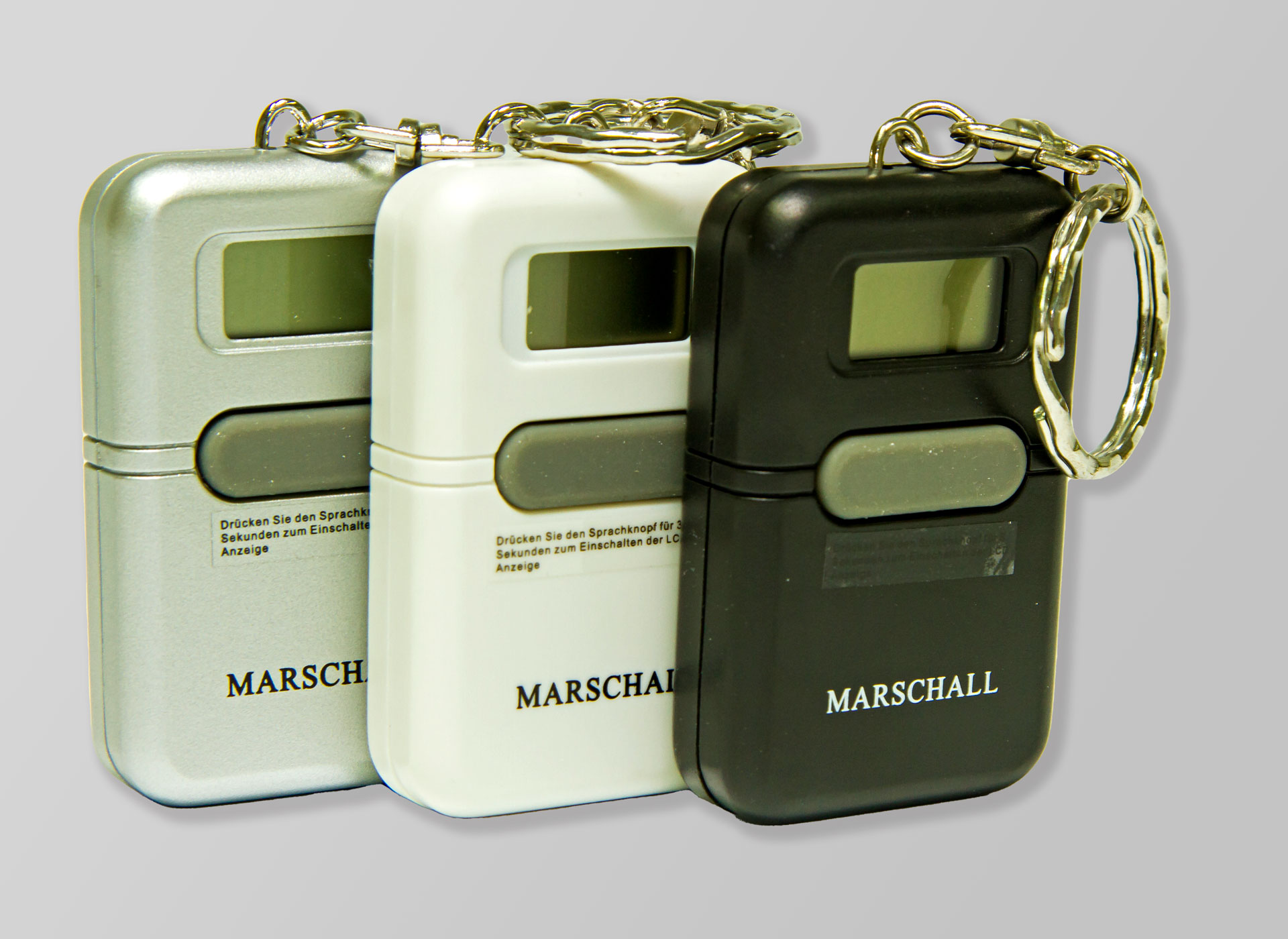 Ansicht auf die drei Varianten.