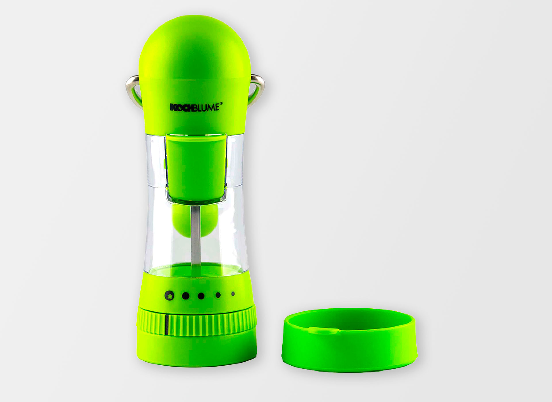 Ansicht auf die hellgrüne Gewürzmühle