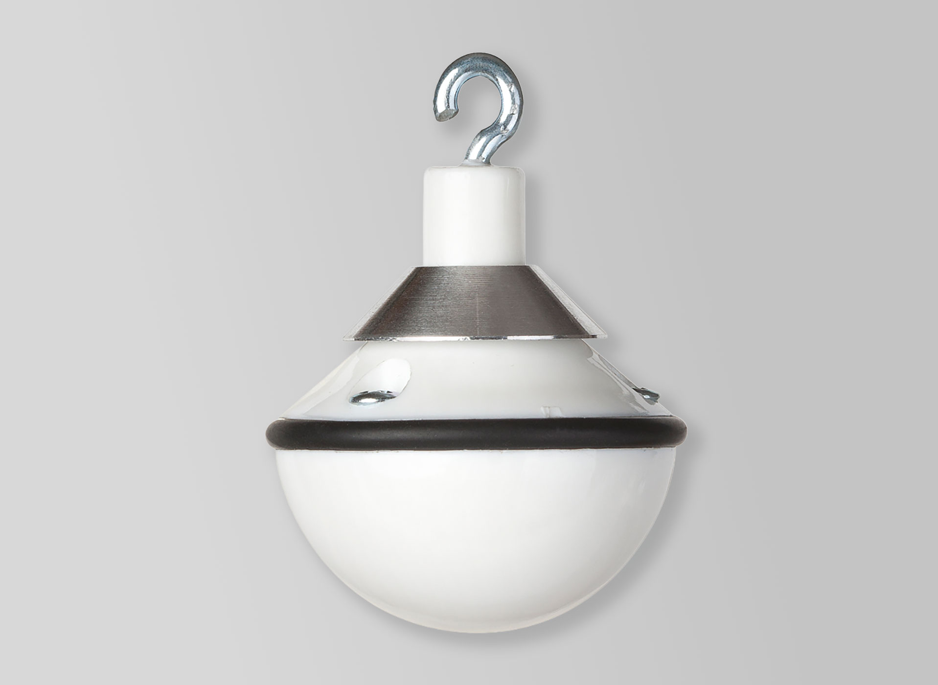 Weiße runde Rollspitze